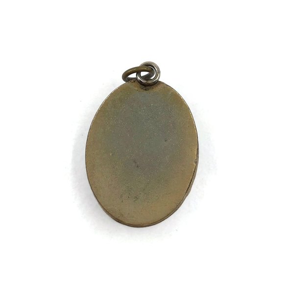 Vintage Victorian Revival Gold Tone Amethyst Penda - Picture 5 of 7